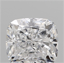 Natural Diamond 0.60 Carats, Cushion with  Cut, D Color, VVS2 Clarity and Certified by GIA