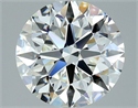 Diamante Natural 1.70 quilates, Redondo , Color I, claridad VVS1 y certificado GIA