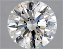 Natural Diamond 2.02 Carats, Round with Excellent Cut, I Color, VS2 Clarity and Certified by GIA