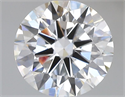 Lab Grown Diamond 2.01 Carats, Round with Ideal Cut, E Color, VS1 Clarity and Certified by IGI