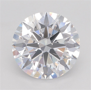 Picture of Lab Grown Diamond 4.08 Carats, Round with Ideal Cut, E Color, VS2 Clarity and Certified by IGI