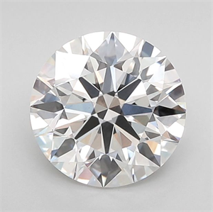 Picture of Lab Grown Diamond 2.07 Carats, Round with Ideal Cut, E Color, VVS2 Clarity and Certified by IGI