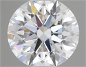 Del inventario de diamantes de laboratorio, 0.72 quilates, Redondo , Color D, claridad VVS2 y certificado IGI