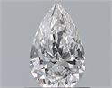 Diamante Natural 0.51 quilates, De pera , Color D, claridad VVS1 y certificado GIA