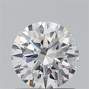 Picture of Natural Diamond 0.71 Carats, Round with Excellent Cut, F Color, SI2 Clarity and Certified by GIA