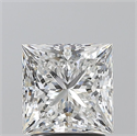 Natural Diamond 2.01 Carats, Princess with  Cut, F Color, VS2 Clarity and Certified by GIA