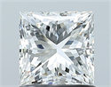 Natural Diamond 1.02 Carats, Princess with  Cut, G Color, VVS2 Clarity and Certified by GIA