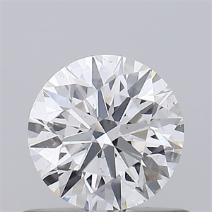 Picture of Natural Diamond 0.57 Carats, Round with Excellent Cut, E Color, SI2 Clarity and Certified by GIA