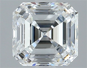 Foto Diamante Natural 1.51 quilates, Asscher , Color F, claridad VS2 y certificado GIA de