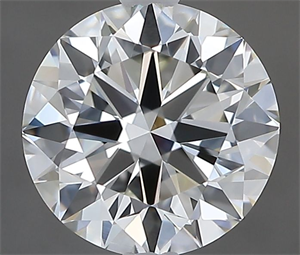 Picture of Natural Diamond 1.20 Carats, Round with Excellent Cut, I Color, VVS2 Clarity and Certified by IGI