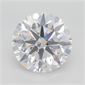Lab Grown Diamond 6.03 Carats, Round with Excellent Cut, D Color, VVS1 Clarity and Certified by GIA