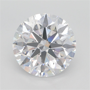 Picture of Lab Grown Diamond 6.03 Carats, Round with Excellent Cut, D Color, VVS1 Clarity and Certified by GIA