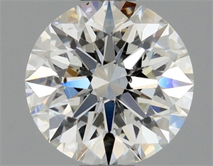 Picture of Natural Diamond 0.71 Carats, Round with Excellent Cut, H Color, SI1 Clarity and Certified by GIA