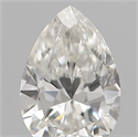 Natural Diamond 0.11 Carats, Pear with  Cut, F Color, VVS2 Clarity and Certified by IGI