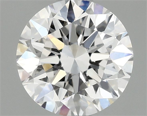 Picture of Lab Grown Diamond 1.06 Carats, Round with Excellent Cut, D Color, VS1 Clarity and Certified by IGI