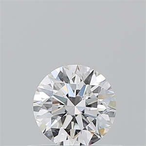 Picture of Natural Diamond 0.50 Carats, Round with Excellent Cut, E Color, VVS2 Clarity and Certified by GIA