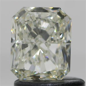 Picture of Natural Diamond 1.01 Carats, Radiant with  Cut, L Color, VS1 Clarity and Certified by GIA