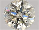 Diamante Natural 0.71 quilates, Redondo , Color N, claridad VS2 y certificado GIA