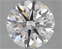 Lab Grown Diamond 2.52 Carats, Round with Ideal Cut, D Color, IF Clarity and Certified by IGI
