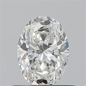 Foto Diamante Natural 0.52 quilates, Ovalado , Color H, claridad VVS1 y certificado GIA de