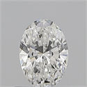 Diamante Natural 0.53 quilates, Ovalado , Color E, claridad IF y certificado GIA
