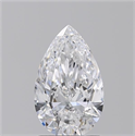 Natural Diamond 1.51 Carats, Pear with  Cut, D Color, VVS2 Clarity and Certified by GIA