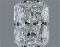 Natural Diamond 0.70 Carats, Radiant with  Cut, F Color, VVS1 Clarity and Certified by GIA