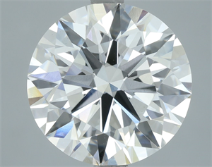 Picture of Lab Grown Diamond 4.59 Carats, Round with Ideal Cut, E Color, VVS2 Clarity and Certified by IGI