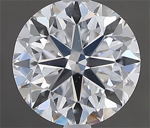 Picture of Natural Diamond 1.00 Carats, Round with Very Good Cut, D Color, VS2 Clarity and Certified by IGI