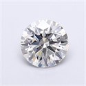 Lab Grown Diamond 1.58 Carats, Round with Ideal Cut, F Color, VS1 Clarity and Certified by IGI