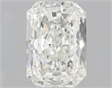 Natural Diamond 0.90 Carats, Radiant with  Cut, I Color, VVS2 Clarity and Certified by GIA