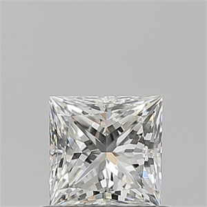 Picture of Natural Diamond 0.71 Carats, Princess with  Cut, I Color, VVS1 Clarity and Certified by GIA