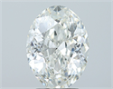Natural Diamond 2.51 Carats, Oval with  Cut, G Color, SI1 Clarity and Certified by GIA