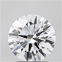 Lab Grown Diamond 1.65 Carats, Round with Ideal Cut, D Color, VVS1 Clarity and Certified by IGI