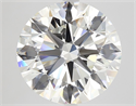 Natural Diamond 5.07 Carats, Round with Excellent Cut, I Color, IF Clarity and Certified by GIA