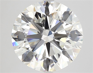 Picture of Natural Diamond 5.07 Carats, Round with Excellent Cut, I Color, IF Clarity and Certified by GIA