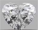 Natural Diamond 0.34 Carats, Heart with  Cut, D Color, VVS1 Clarity and Certified by GIA