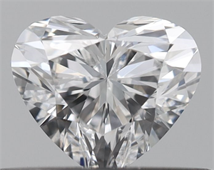Foto Diamante Natural 0.34 quilates, Corazón , Color D, claridad VVS1 y certificado GIA de