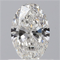 Diamante Natural 0.50 quilates, Ovalado , Color G, claridad SI1 y certificado GIA