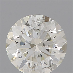 Picture of Natural Diamond 0.41 Carats, Round with Excellent Cut, I Color, SI2 Clarity and Certified by IGI