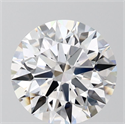 Lab Grown Diamond 3.08 Carats, Round with Ideal Cut, E Color, VS1 Clarity and Certified by IGI