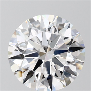 Picture of Lab Grown Diamond 3.08 Carats, Round with Ideal Cut, E Color, VS1 Clarity and Certified by IGI