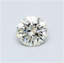 Diamante Natural 0.48 quilates, Redondo , Color L, claridad VS2 y certificado GIA