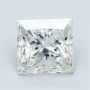 Picture of Natural Diamond 2.02 Carats, Princess with  Cut, J Color, VS2 Clarity and Certified by GIA