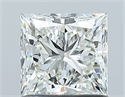 Natural Diamond 1.01 Carats, Princess with  Cut, I Color, VS1 Clarity and Certified by GIA