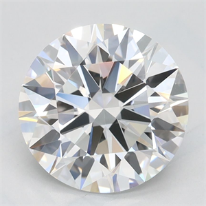 Picture of Lab Grown Diamond 2.19 Carats, Round with Excellent Cut, D Color, VVS1 Clarity and Certified by GIA