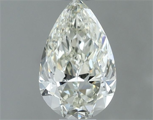 Picture of Natural Diamond 0.50 Carats, Pear with  Cut, J Color, VVS2 Clarity and Certified by IGI