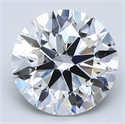 Diamante Natural 2.75 quilates, Redondo , Color F, claridad VVS2 y certificado GIA