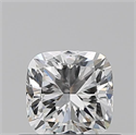 Natural Diamond 0.51 Carats, Cushion with  Cut, G Color, SI1 Clarity and Certified by GIA