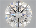 Lab Grown Diamond 1.06 Carats, Round with Ideal Cut, E Color, VVS2 Clarity and Certified by IGI